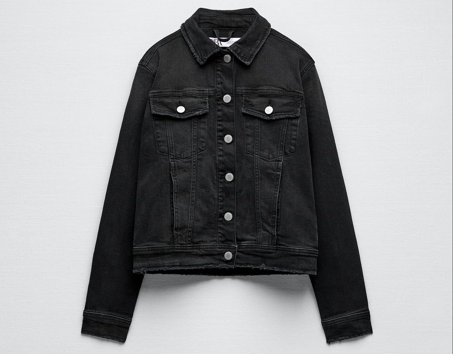 Fitted Denim Jacket by Zara