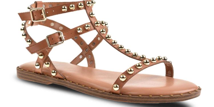 Women's Studded Gladiator Sandal by Portland Boot Company