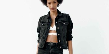 Fitted Denim Jacket by Zara