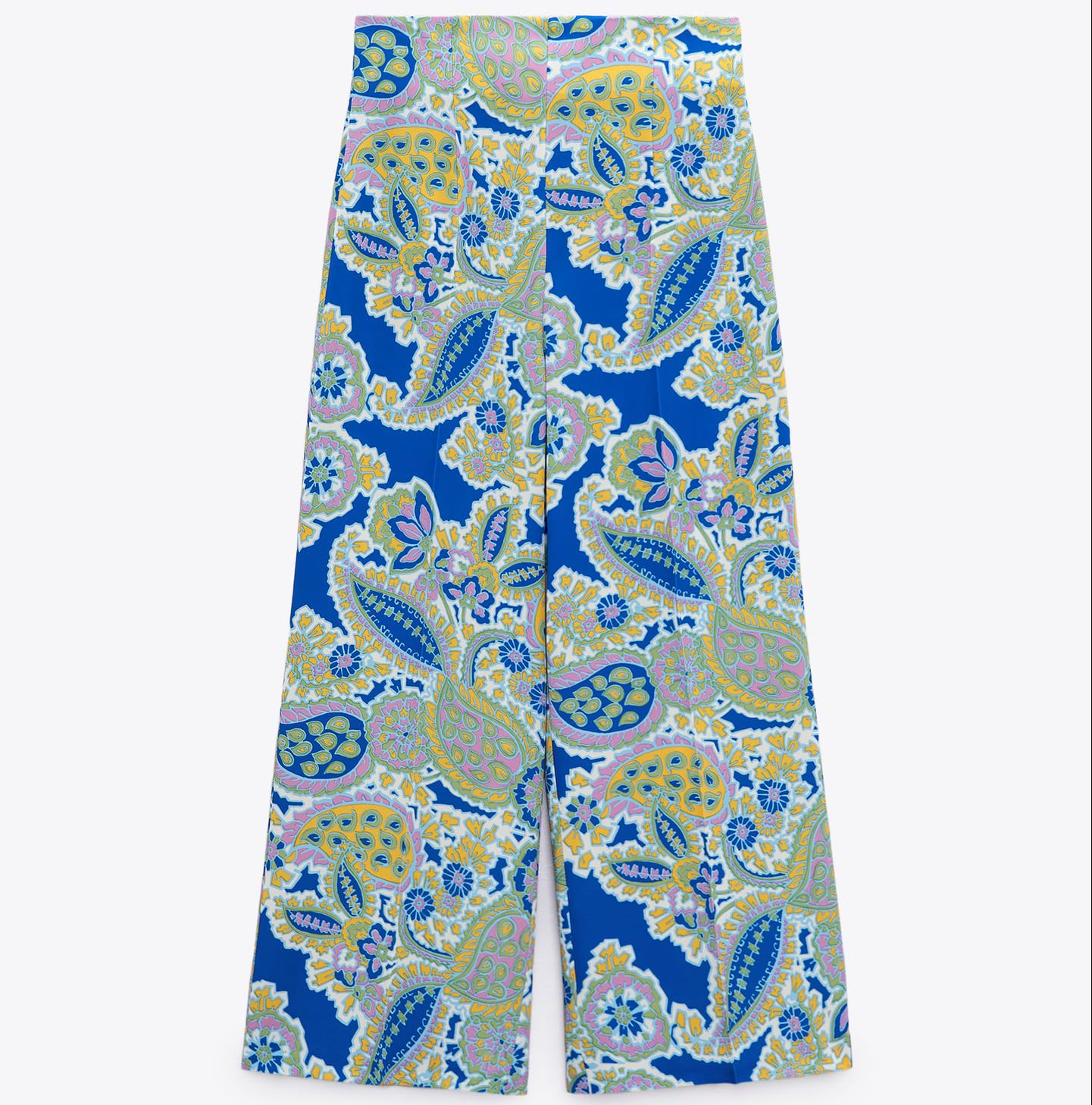 Flowy Culottes and Printed Blouse by Zara