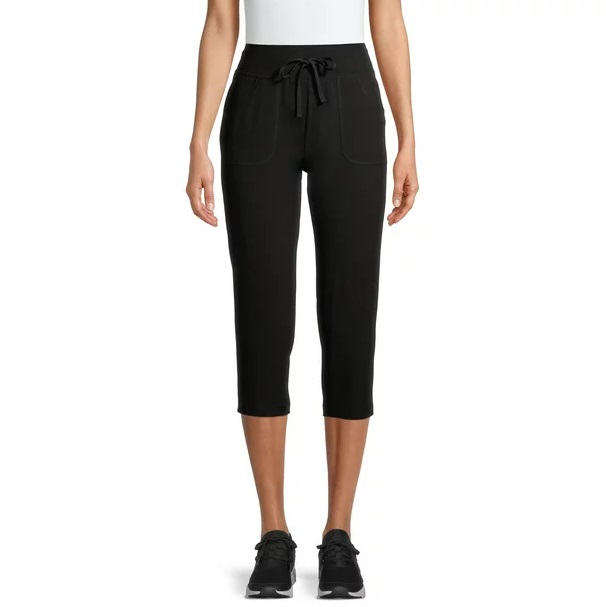 Athletic Works Women's Athleisure Core Knit Capris