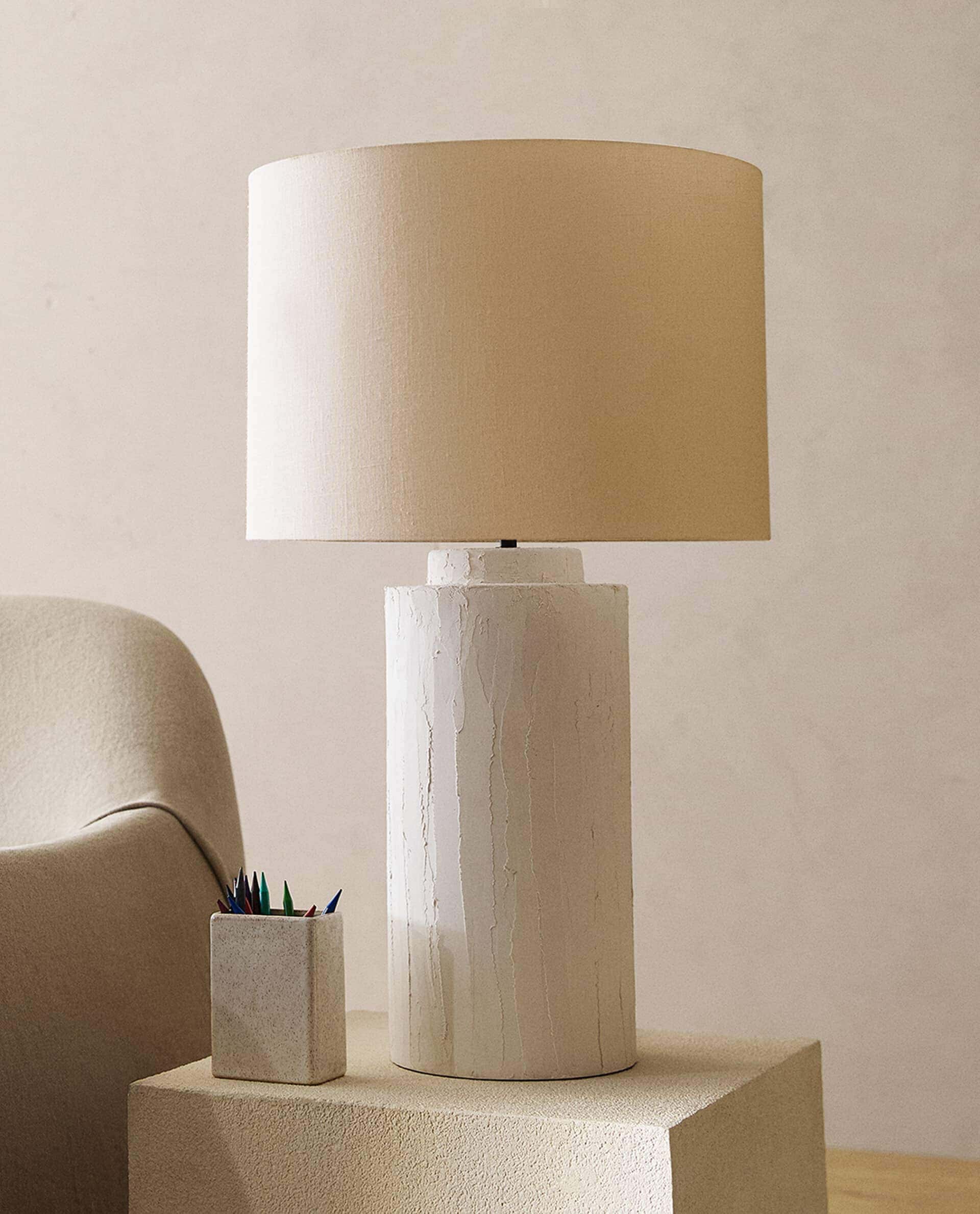Zara Home Ceramic Base Lamp