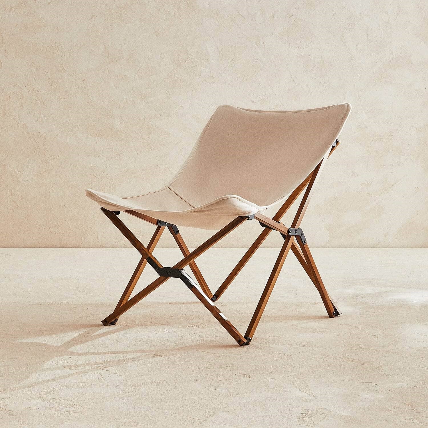 Zara Home Folding Aluminum And Canvas Chair