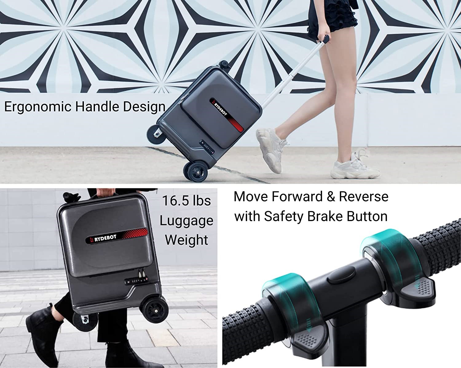 Amazon Rydebot Puledro's Motorized Suitcase