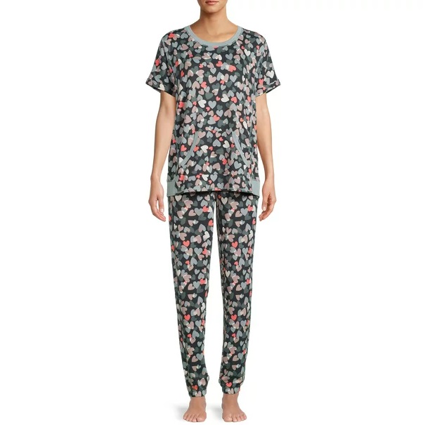 Walmart Secret Treasures Women's 3-Piece Knit PJ Set