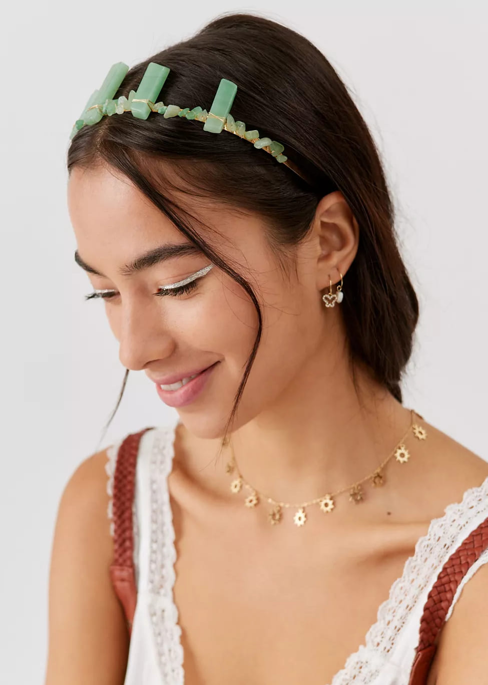 Francesca Genuine Stone Headband