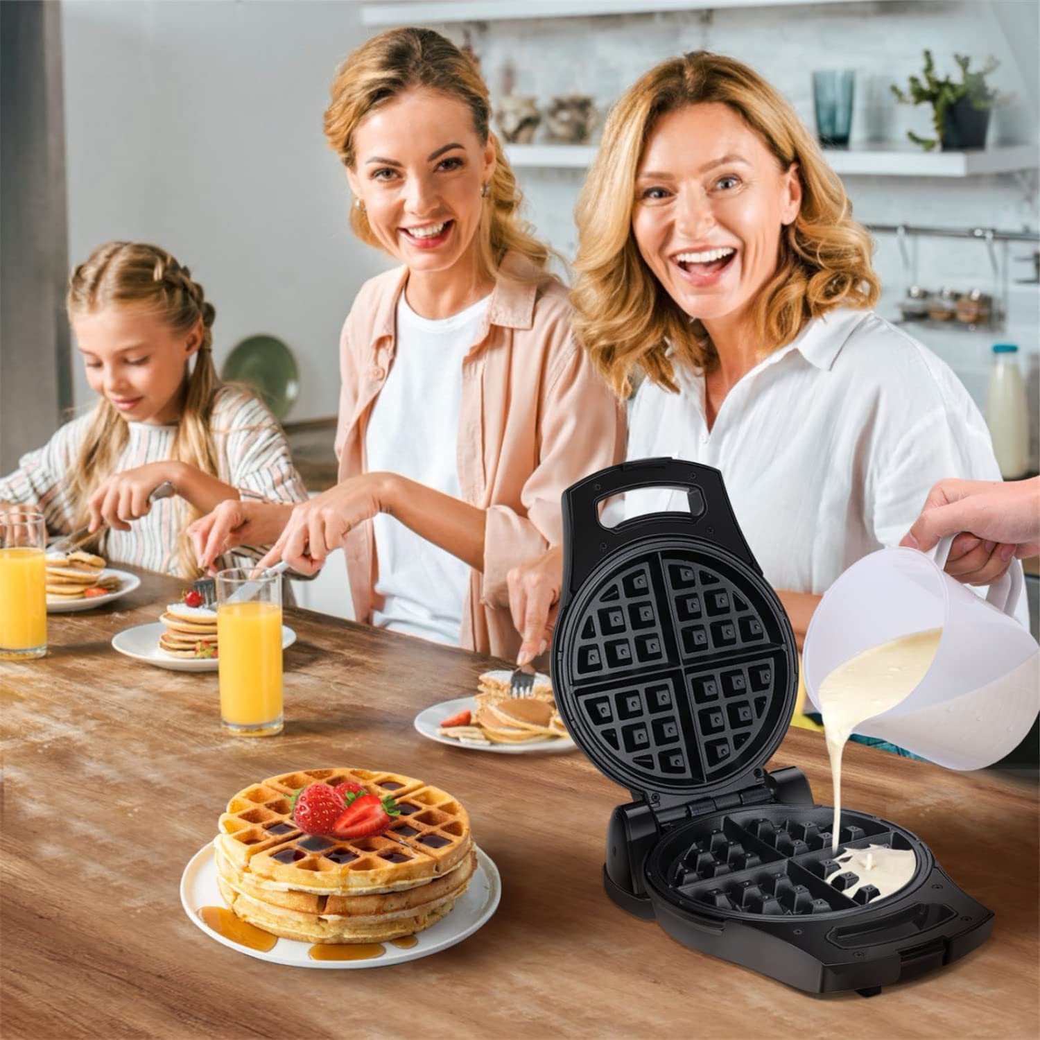 ALDI Ambiano Double Rotating Waffle Maker 