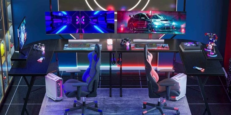 Amazon's L-shaped gaming desk that IKEA can't compete with is now on sale