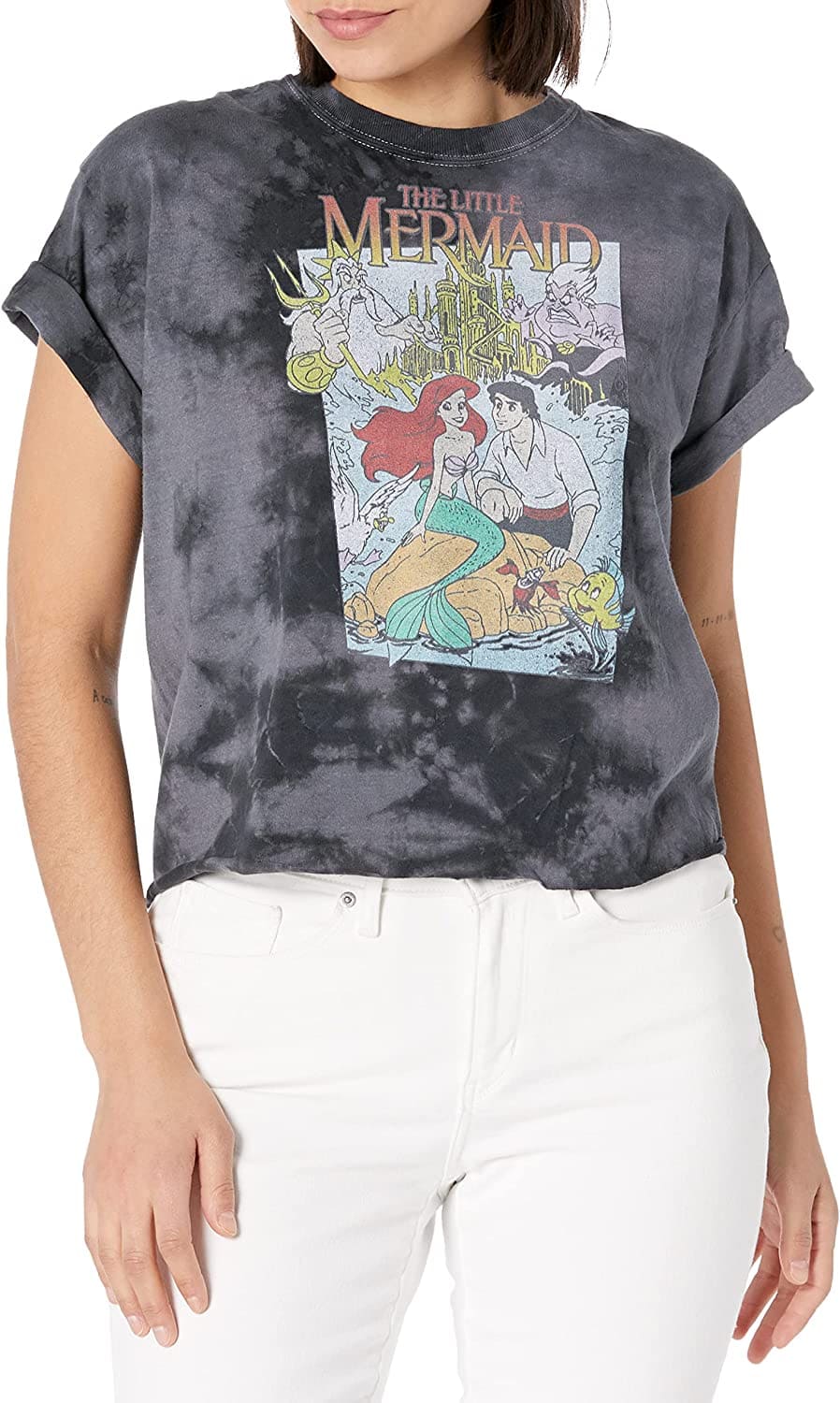 Disney Princess Mermaid Cover Short Sleeve T-Shirt