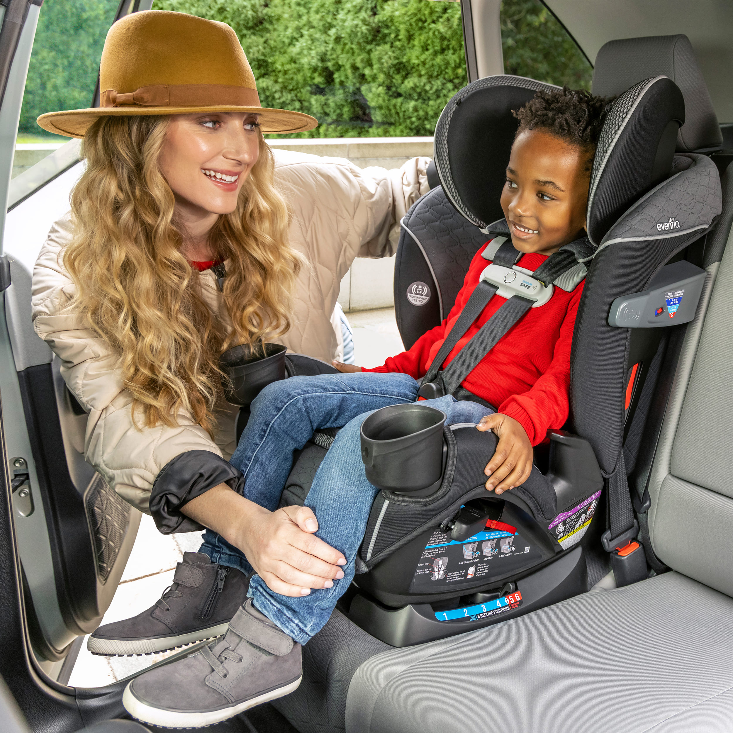 Walmart Evenflo All-In-One Convertible Car Seat 