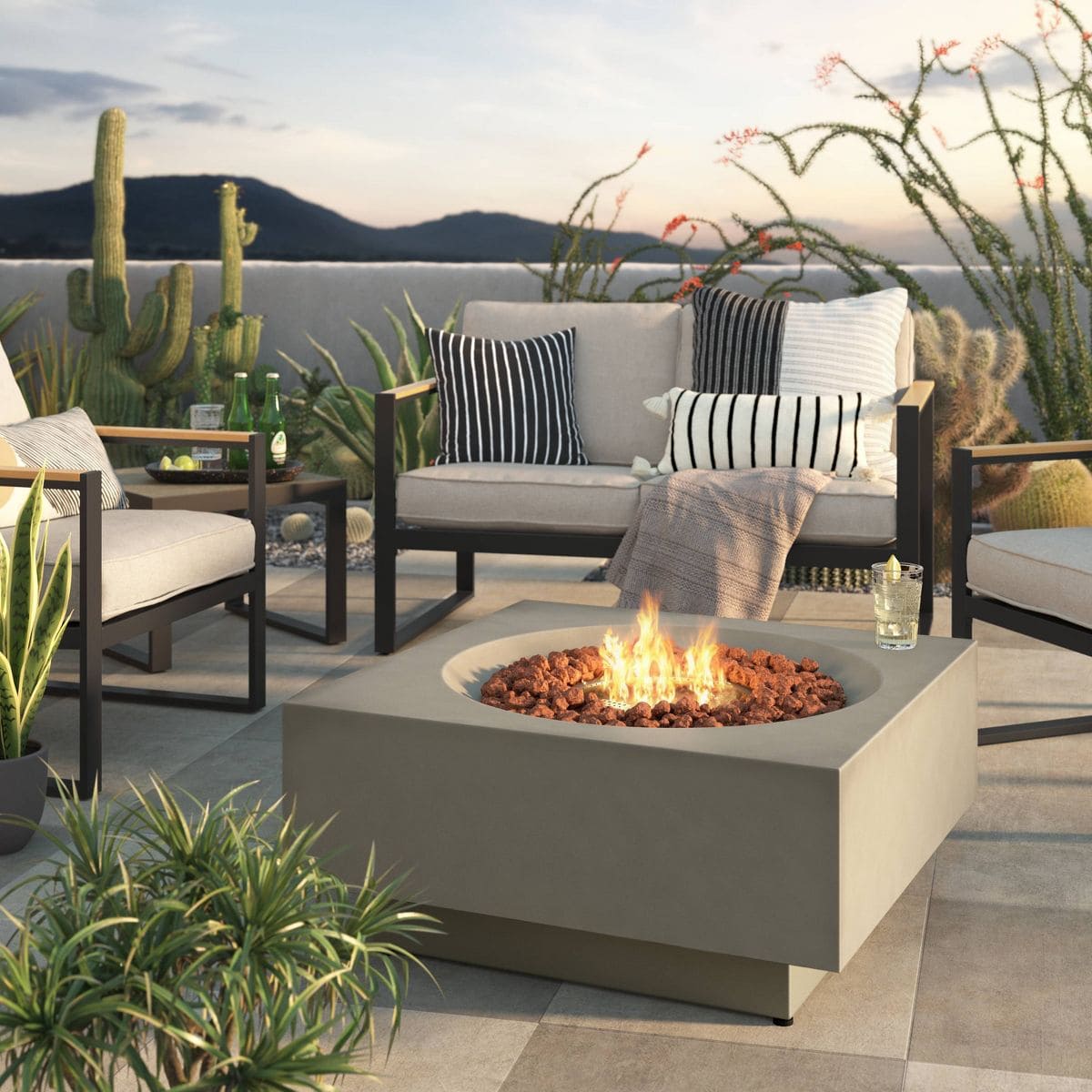 Pipestone LP Square Fire Pit by Target