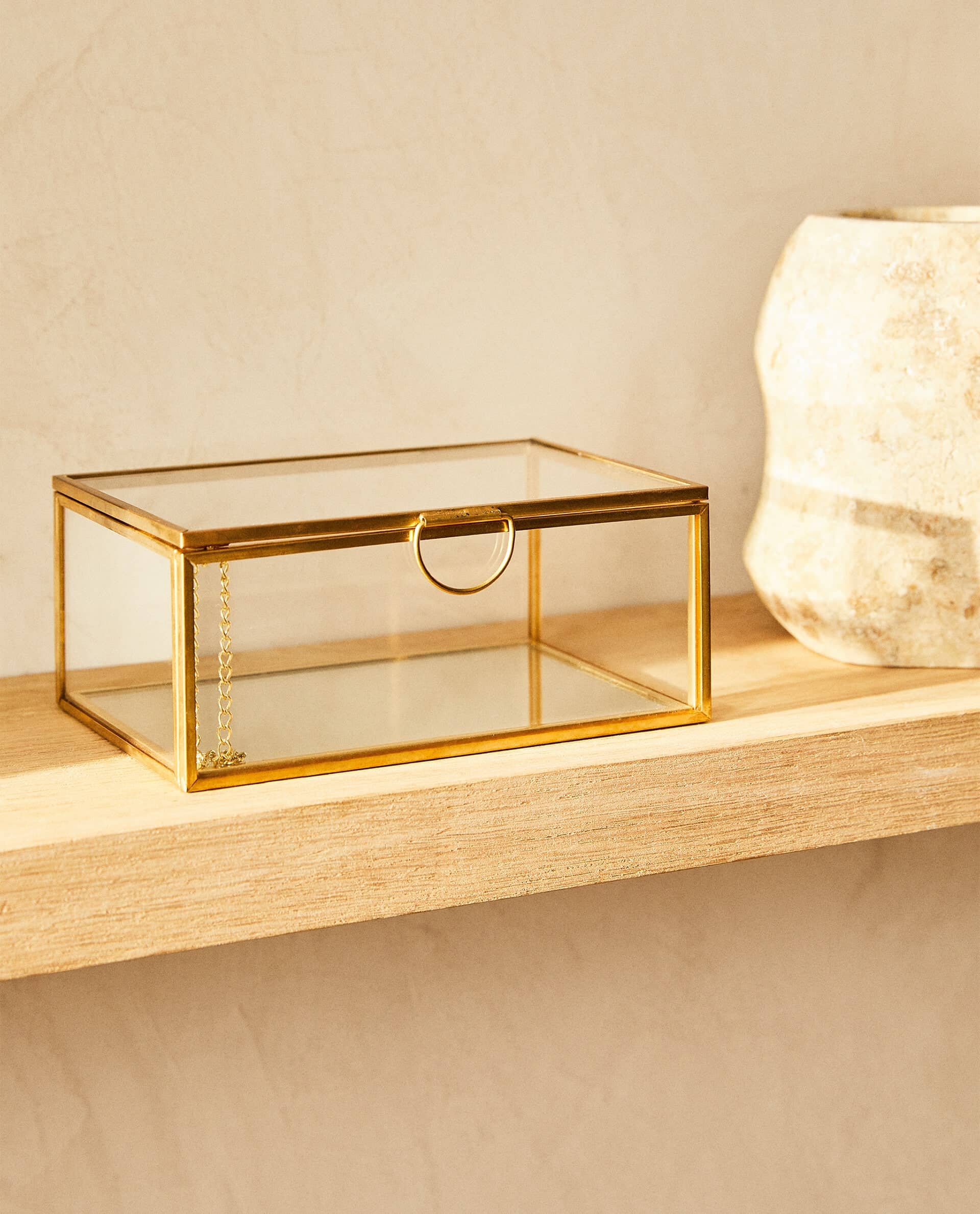 Glass Box with Metal Frame