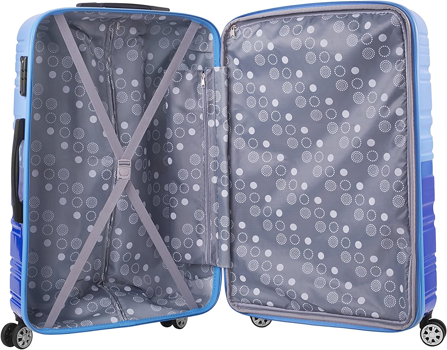 Rockland suitcase amazon materials