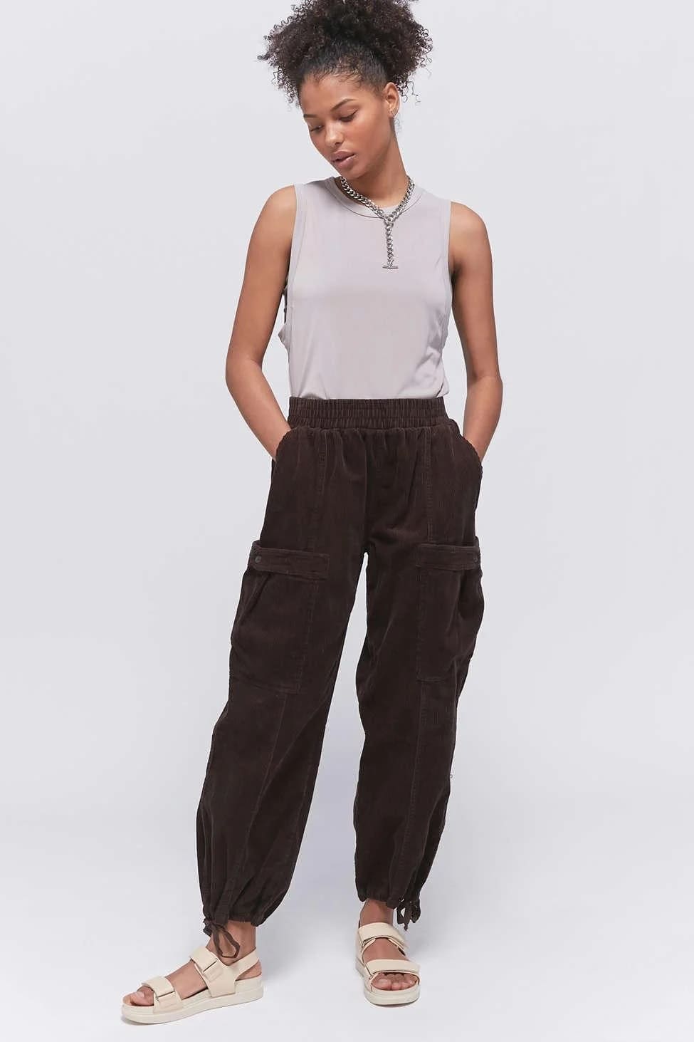 UO Exclusive Jana Nylon Cargo Pant