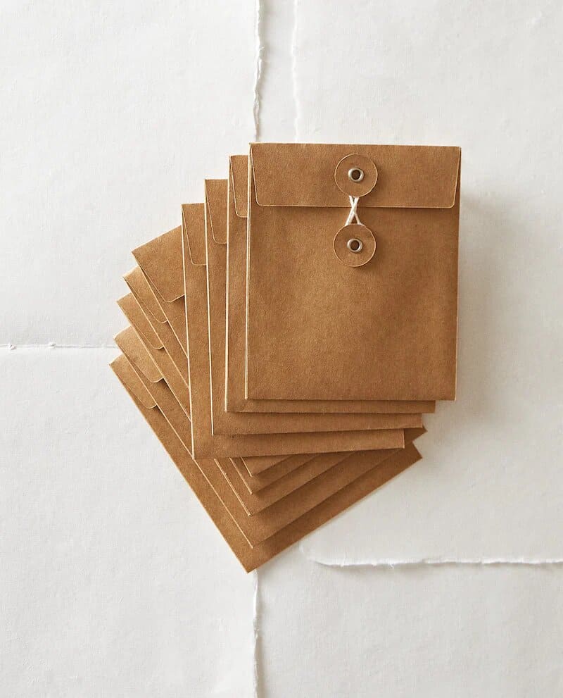 Kraft Paper Envelopes (Pack Of 10)