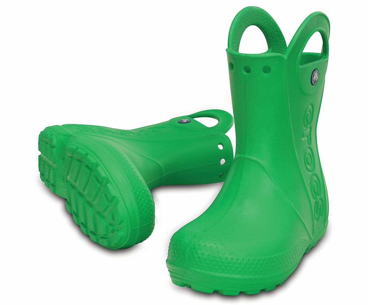 Crocs Unisex-Child Rain Boot Green