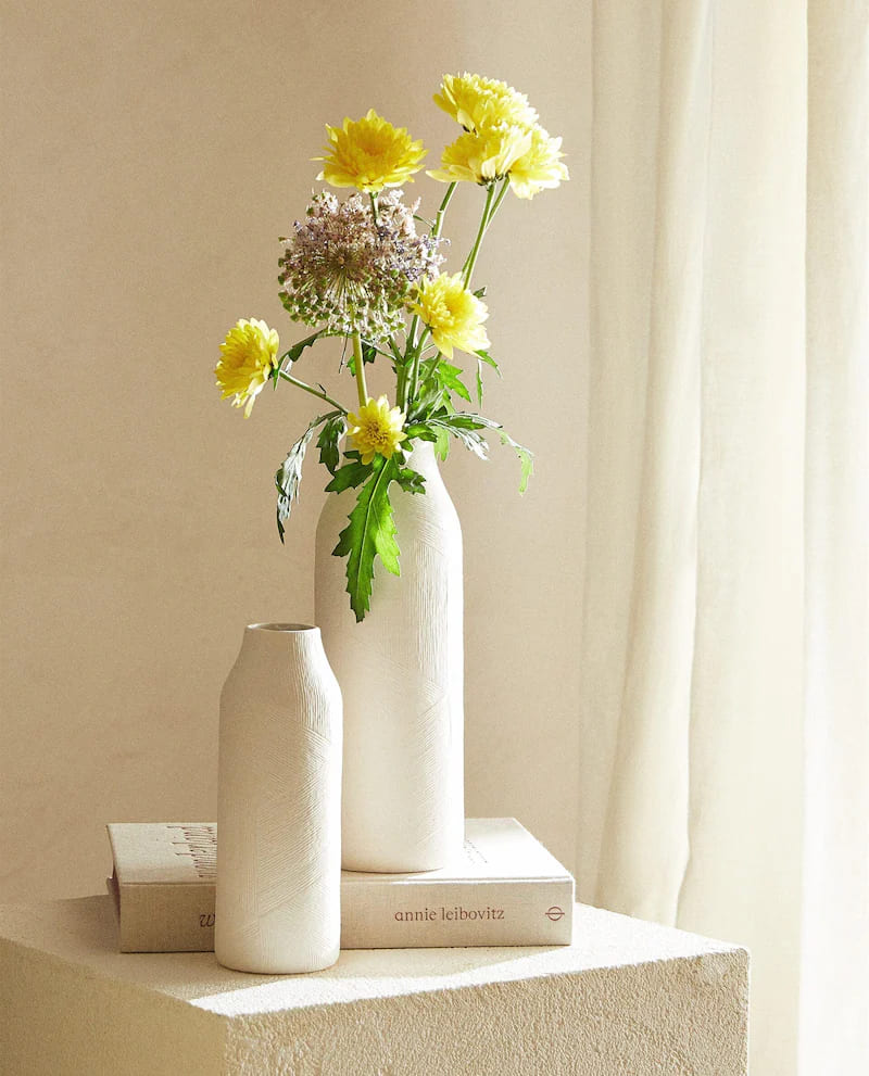 Zara Home Textured Ceramic Vase