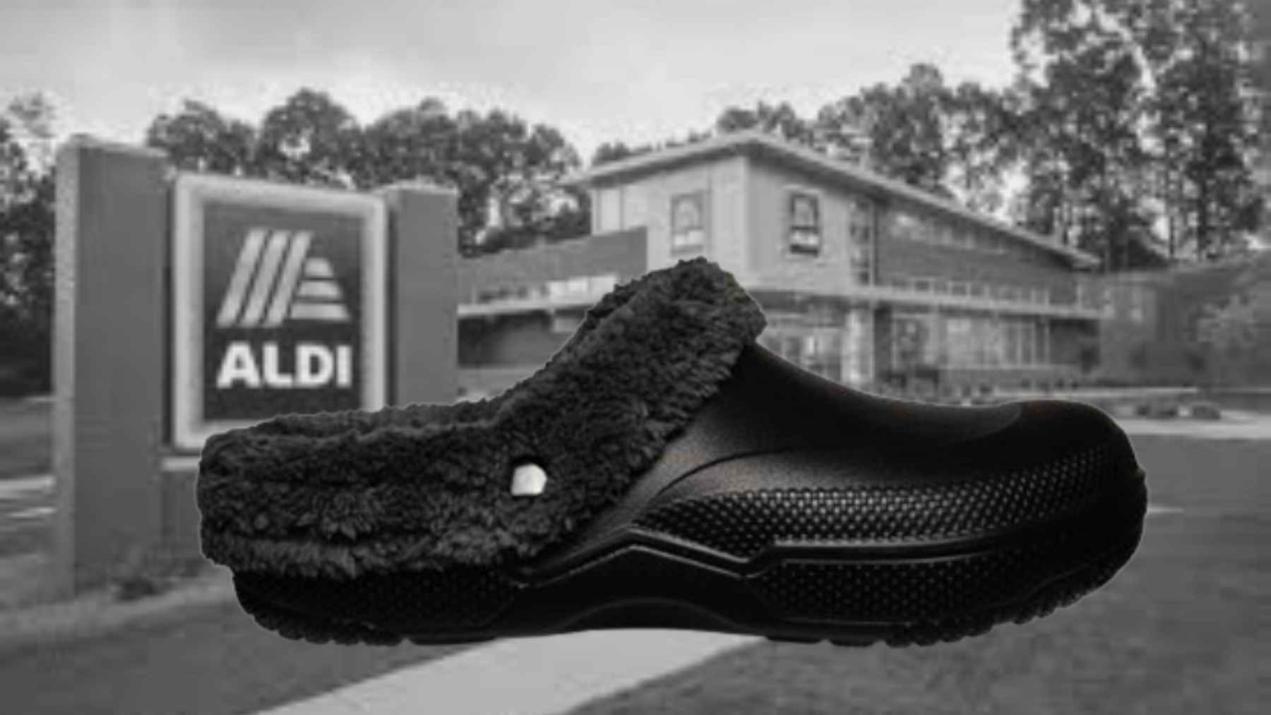 ALDI imitates the most classic Crocs clogs that protects from the cold