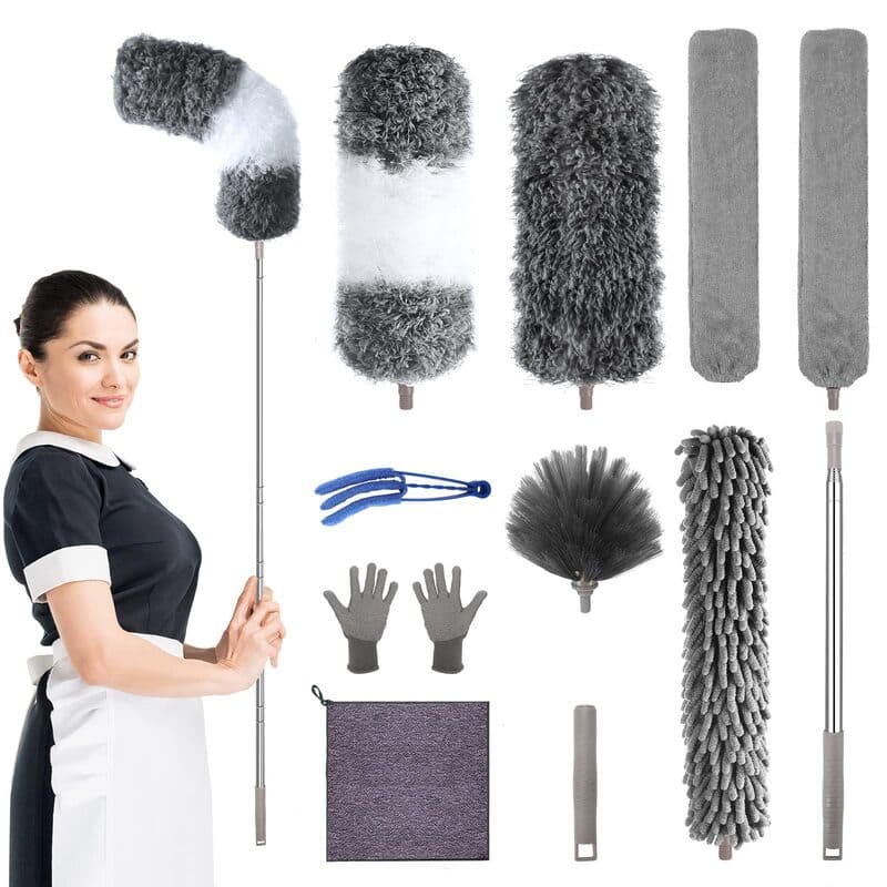 Amazon Microfiber Duster 12PCS with Extension Pole