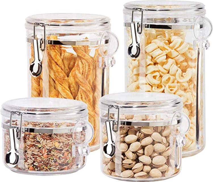 Amazon Oggi Clear Canister Food Storage Container Set