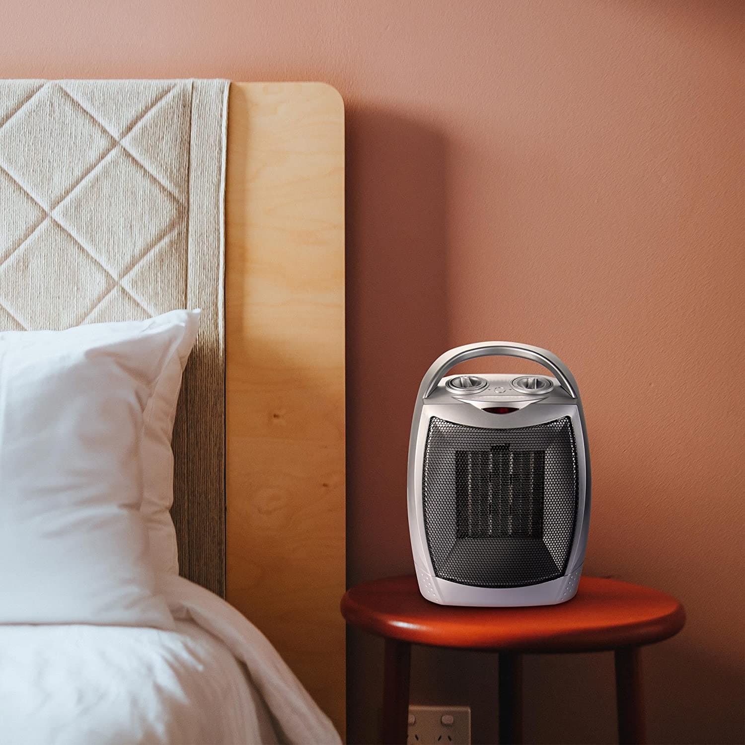 Portable Electric Space Heater with Thermostat