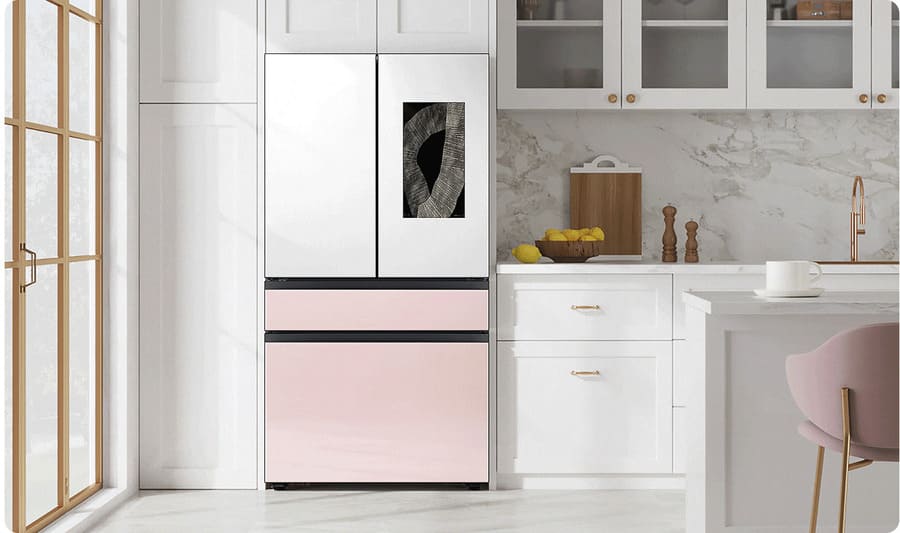 Costco Samsung Bespoke Counter Depth 4-Door French Refrigerator with Family Hub