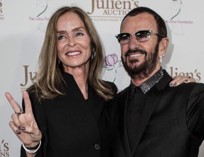 Ringo Starr and Barbara Bach