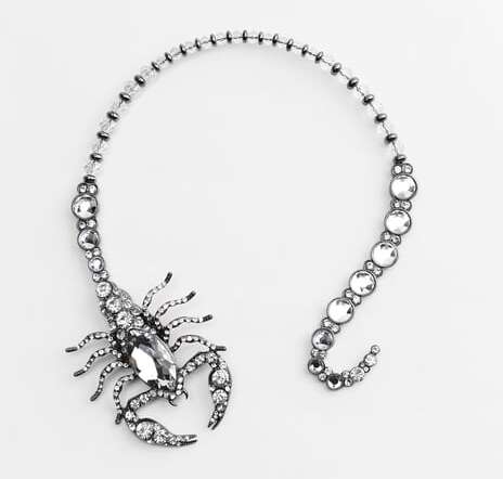 SCORPION GLITTER CHOKER