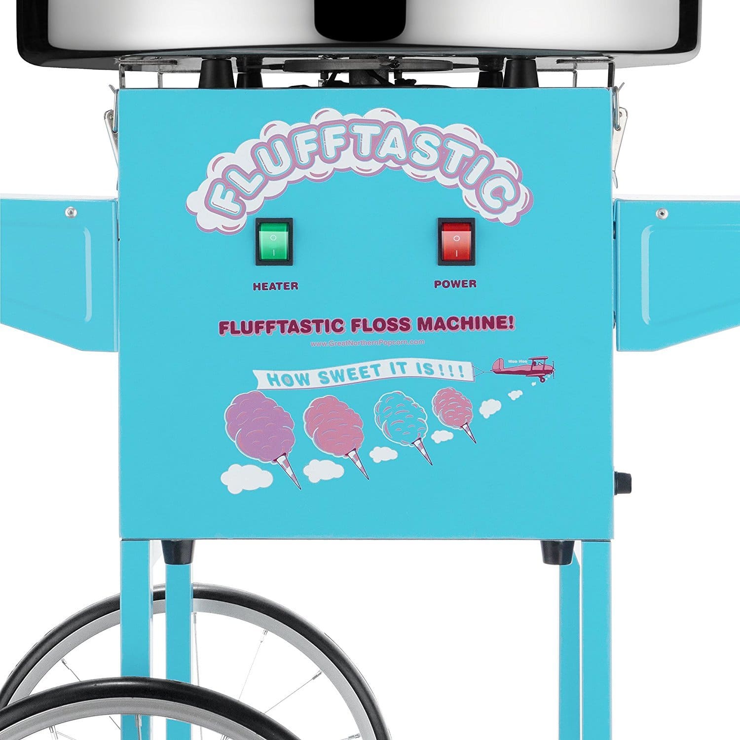 Great Northern Portable Popcorn Cotton Candy Machine and Cart