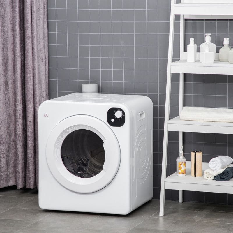 HOMCOM Compact Laundry Dryer Machine