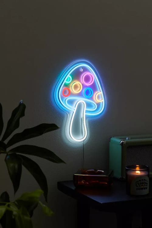 UO Mushroom Neon Sign