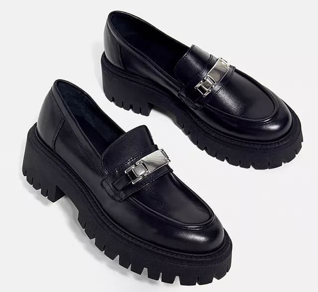 Urban Outfitters UO Black Portia Loafers