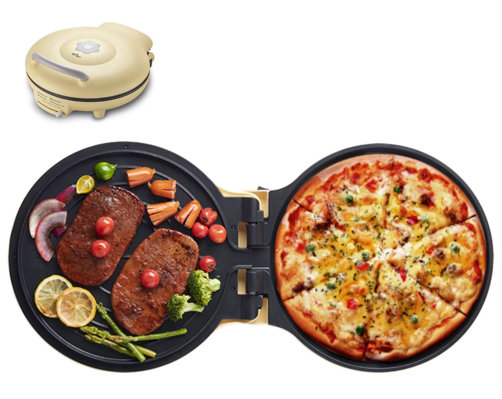 Walmart Bear Large Electric Griddle & Smokeless Indoor Grill, Pizza Maker