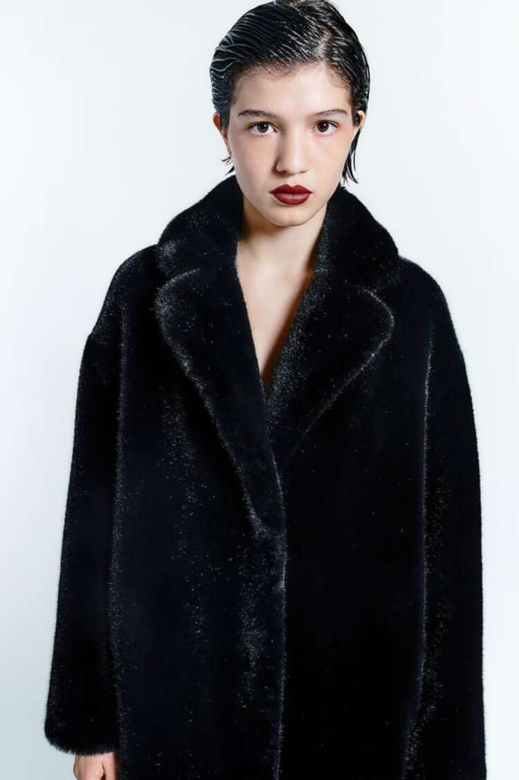 Long Faux Fur Coat 