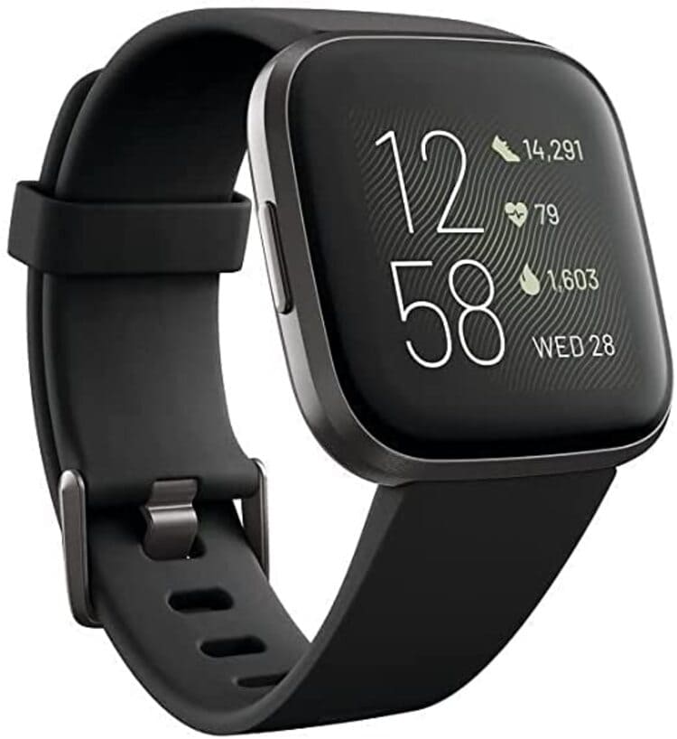 Amazon Fitbit Versa 2 Health and Fitness Smartwatch with Heart Rate