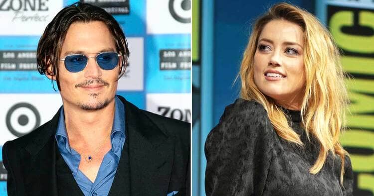 Amber Heard and Johnny Depp