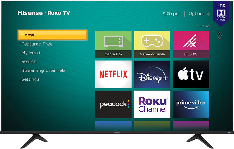 Best Buy Hisense Class R6G Series LED 4K UHD Smart Roku TV