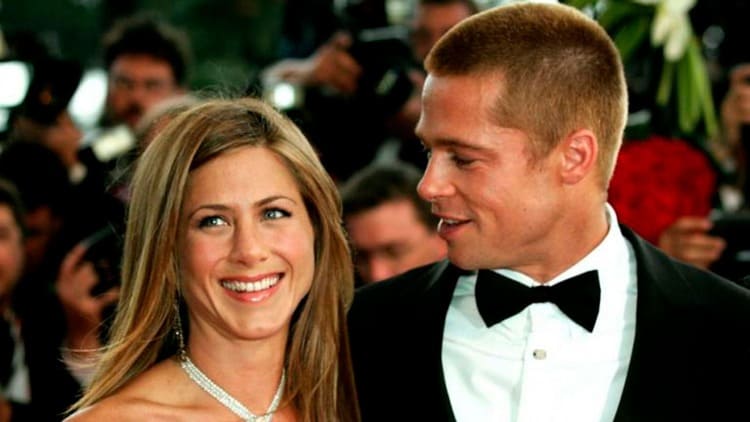 Brad Pitt and Jennifer Aniston