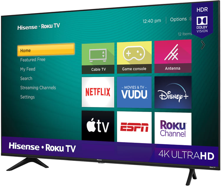 Best Buy Hisense Class R6G Series LED 4K UHD Smart Roku TV