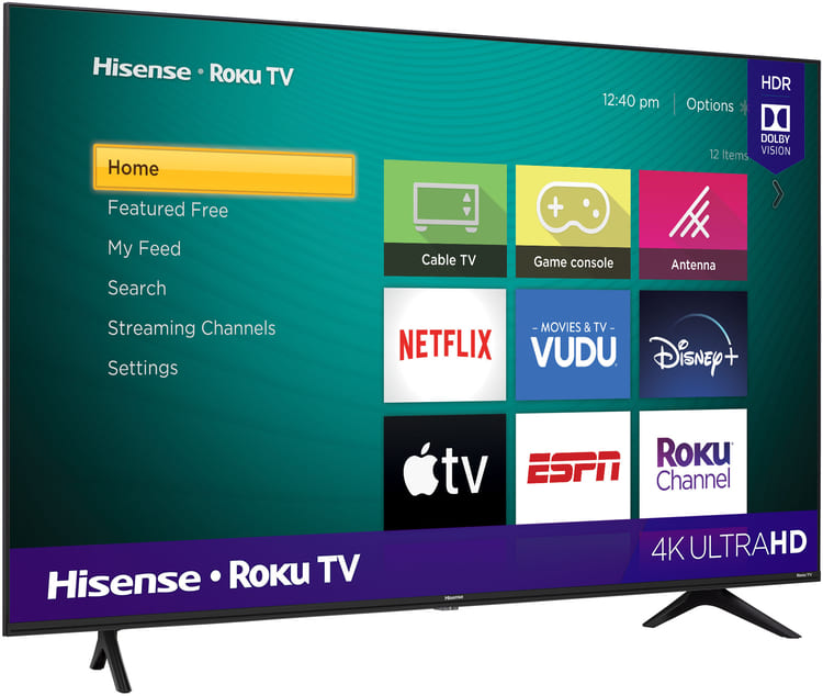 Best Buy Hisense Class R6G Series LED 4K UHD Smart Roku TV