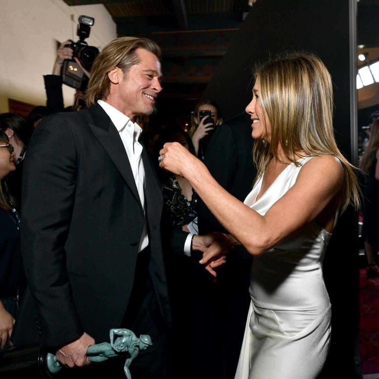 Brad Pitt and Jennifer Aniston