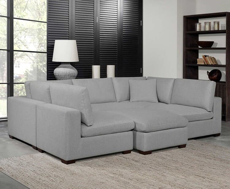 Thomasville Lowell 8-piece Fabric Modular Sectional