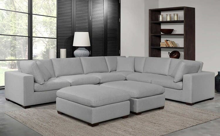 Thomasville Lowell 8-piece Fabric Modular Sectional