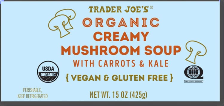 Organic Creamy Mushroom Soup