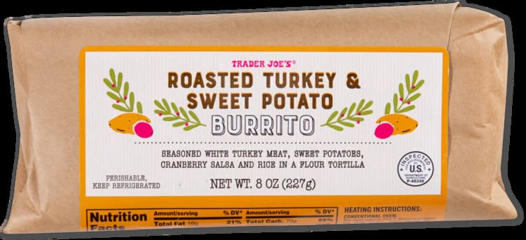 Trader Joe's Roasted Turkey & Sweet Potato Burrito