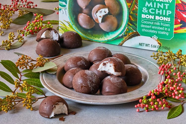 Trader Joes Vegan Mint & Chip Bon Bons