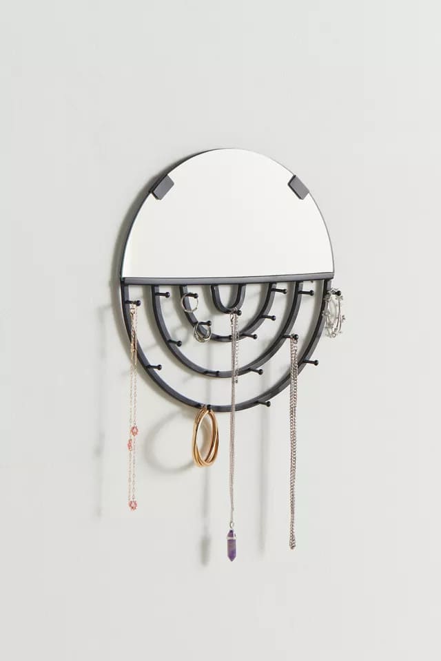 UO Aimee Jewelry Storage Hanging Mirror