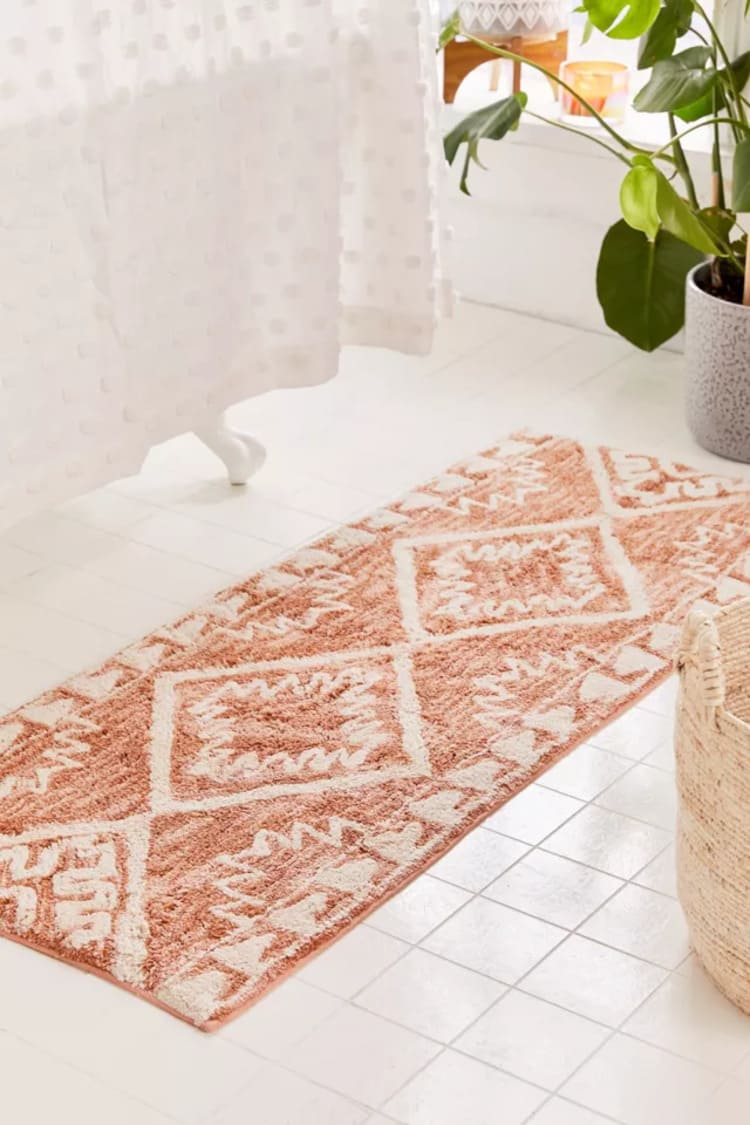 UO Sienna Kilim Bath Mat