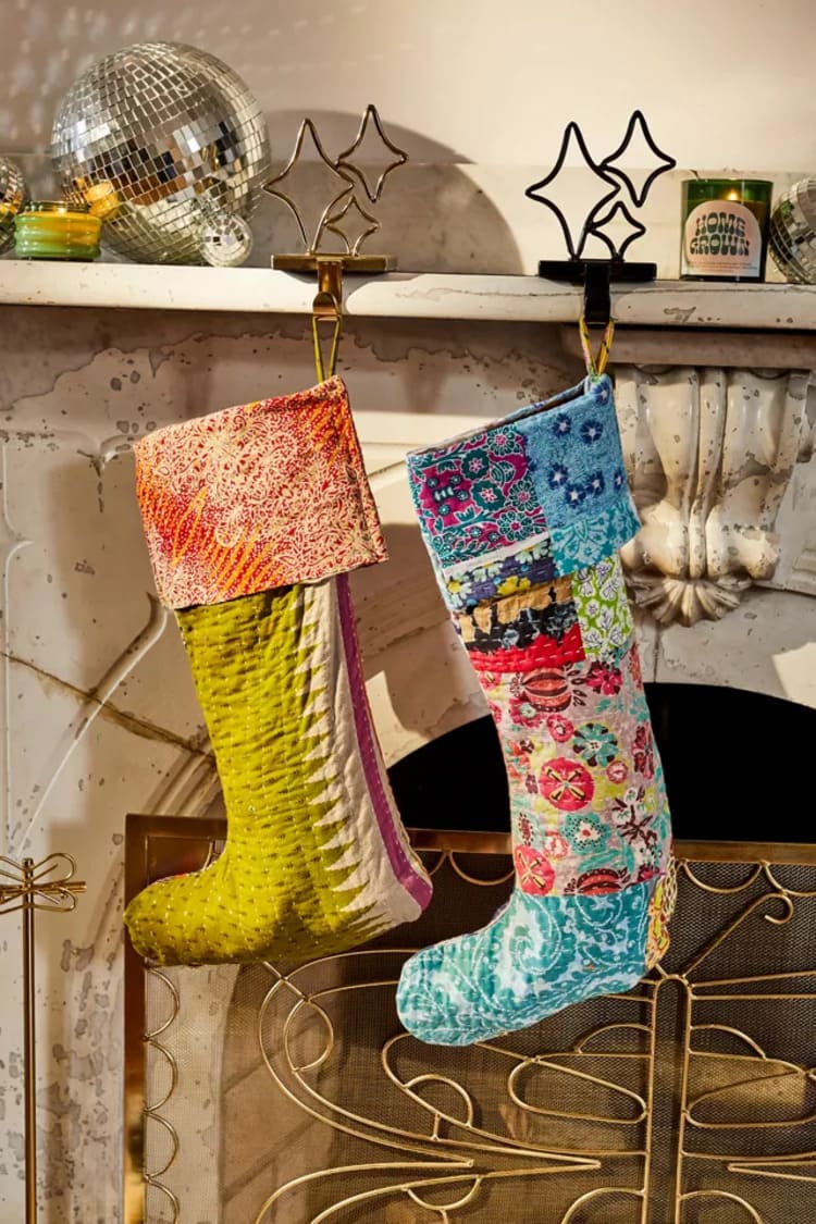 UO Urban Renewal Kantha Holiday Stocking