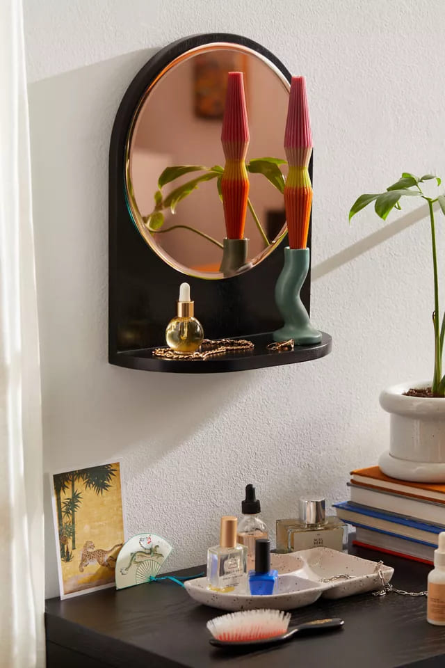 Urban Outfitters Amber Mirror Shelf